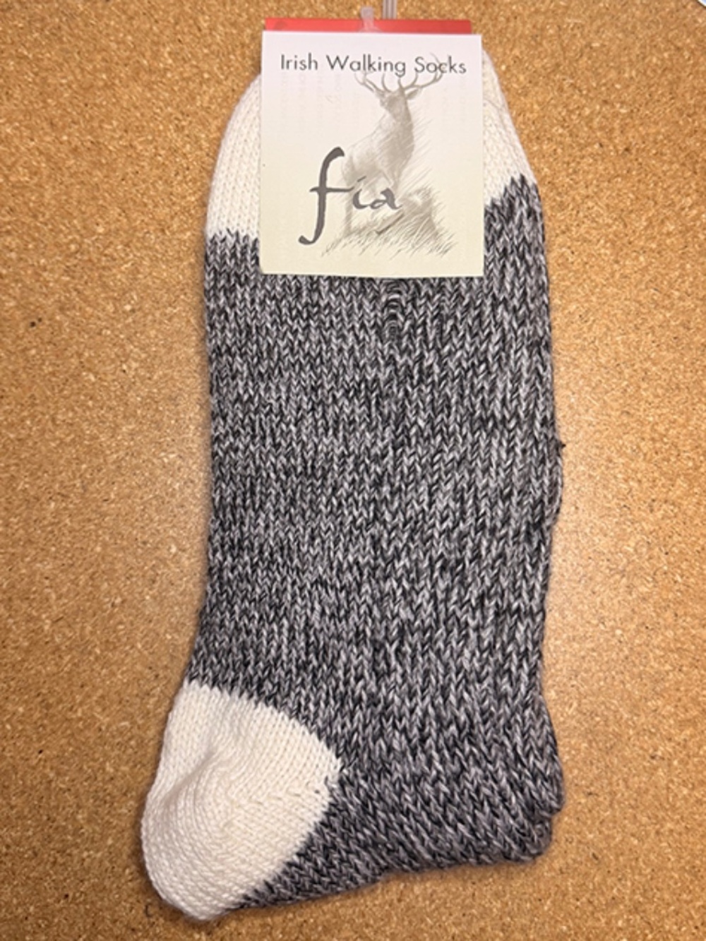 Fia  Wool/Acrylic Blend  Irish Walking Socks  Large New